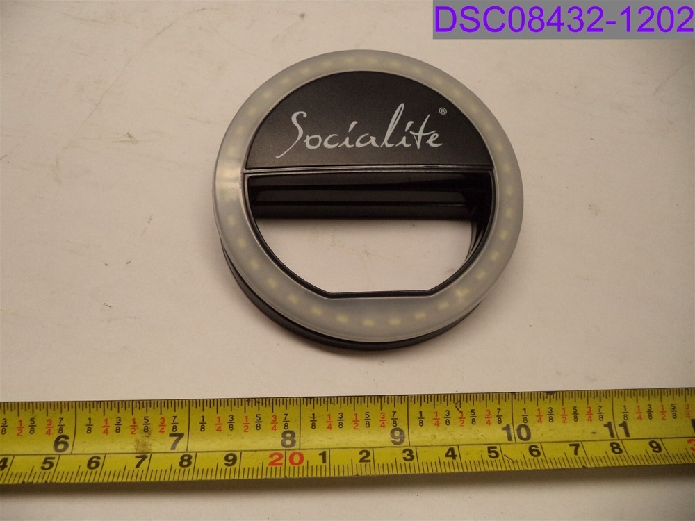 Socialite Mini LED Selfie Ring Light Black Edition