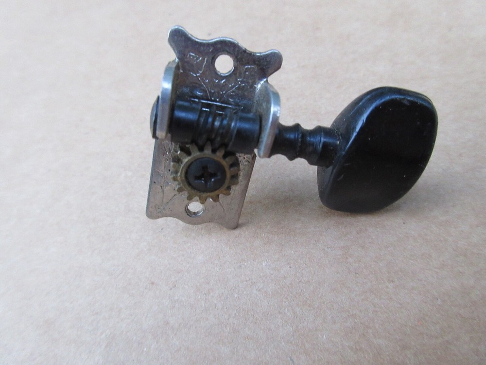 Vintage Older Single Open Back Guitar Tuner Bass Side E A D