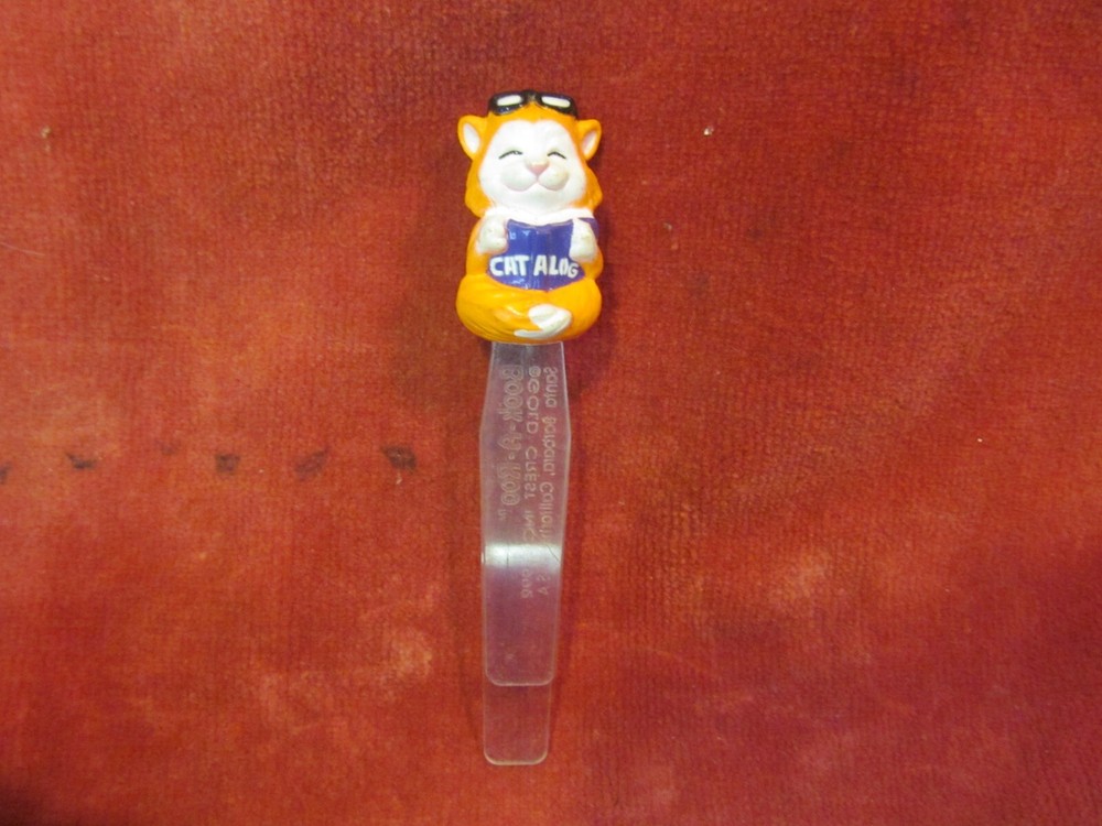 BOOK-A-ROO CAT A LOG BOOKMARK