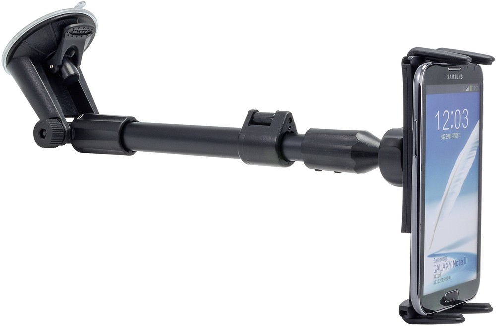 Arkon Windshield Extra Long Suction Mount for Apple iPhone 16, 16 Pro, 16 Max