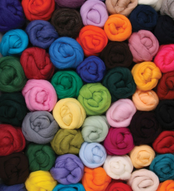 Ashford WOOL ROVING to Craft, Spin, Felt, Knit, Weave