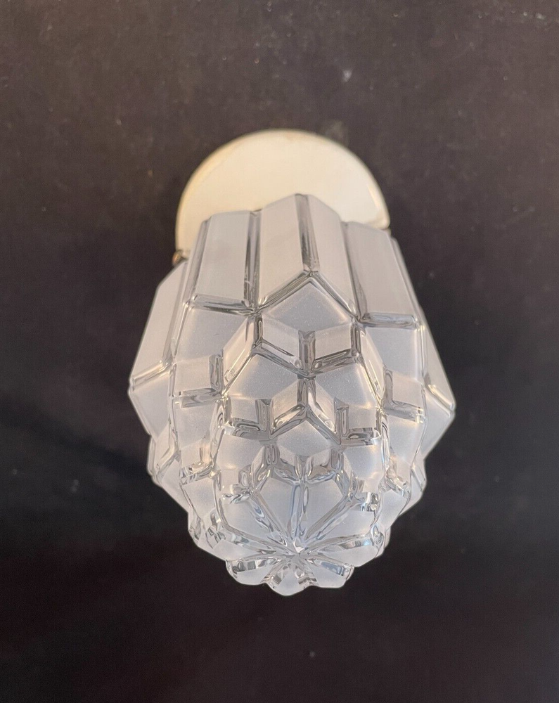 screw in shade adapter with Skyscraper Glass Shade