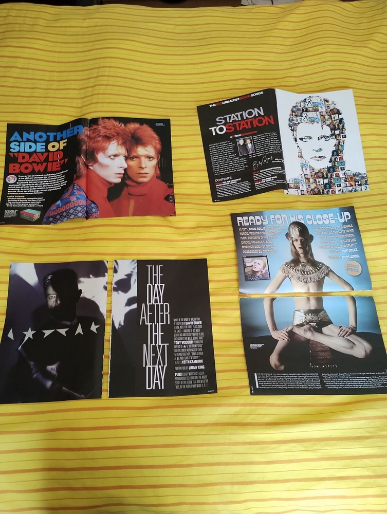 Four David Bowie sought after old magazine articles
