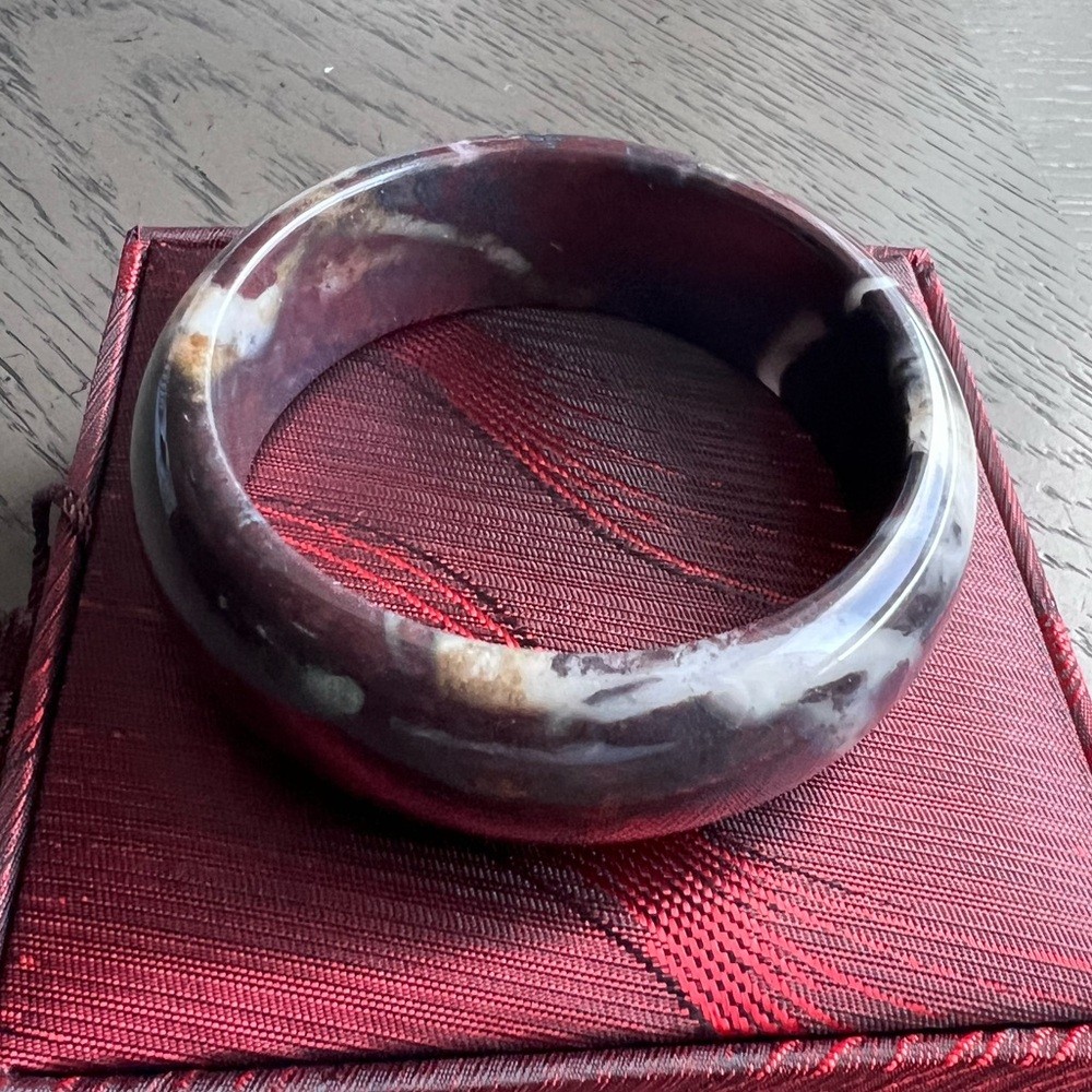 Chicken blood soft bangle 60mm