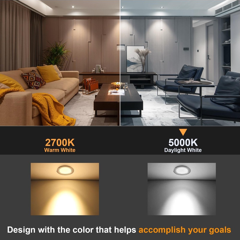 GU10 LED Bulbs, GU10 Light Bulb 5000K Daylight White, LED Bulb Replacement Re...