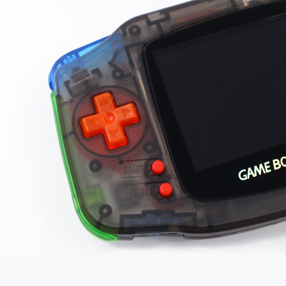 IPS V2 Game Boy Advance GBA Clear Black Console High Light Backlight LCD Mod