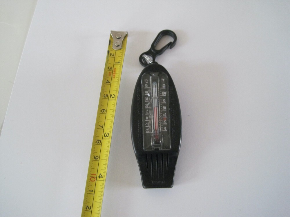 Coglans Thermometer Compass Whistle Clip Keychain