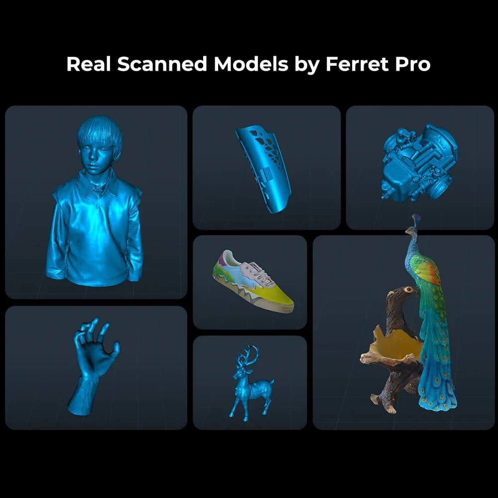Creality Ferret Pro 3D Scanner 24Bit Full-Color Scan for Windows/Mac/iOS/Android