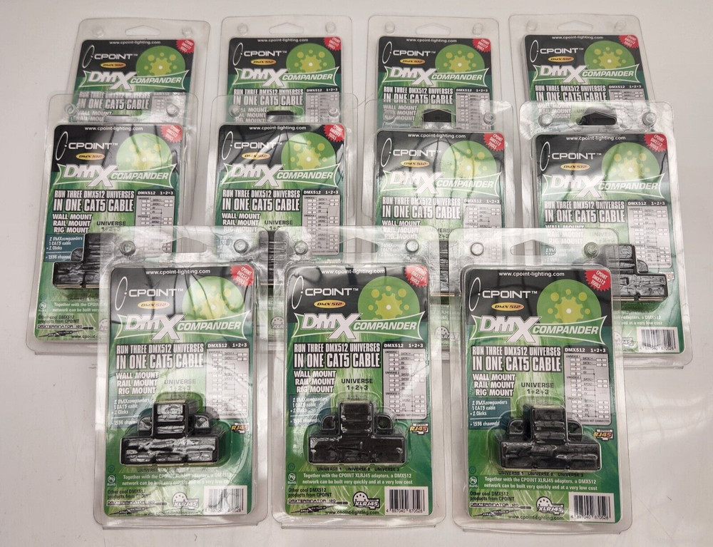 (Lot of 11) CPOINT Lighting DMX512 Compander | NEW