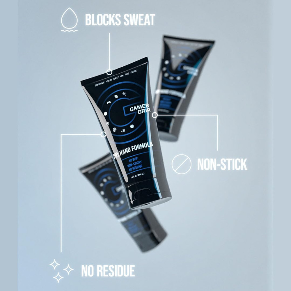 Stops sweat on hands & feet - Improves performance - Total Grip Solution endorse