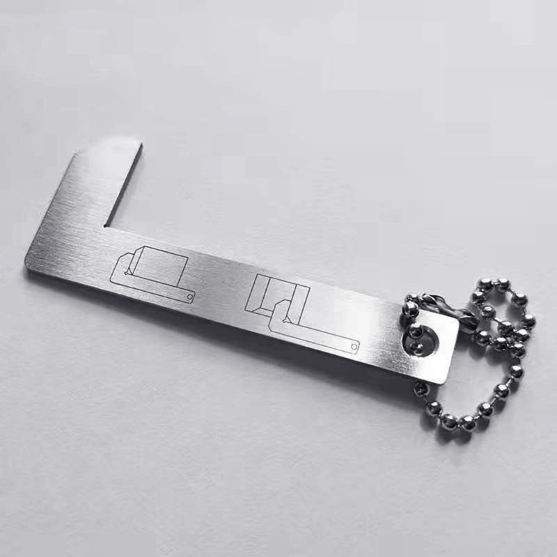 0-30mm Stainless Chamfer Gauge for Glass Processing Mechanical Manufacturing