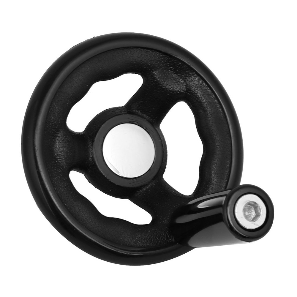 4-inch Diameter Plastic Round Hand Wheel Revolving Handle
