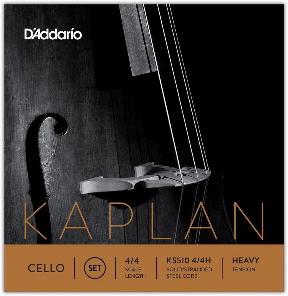 D'Addario Kaplan 4/4 Size Cello Strings 4/4 Size Heavy