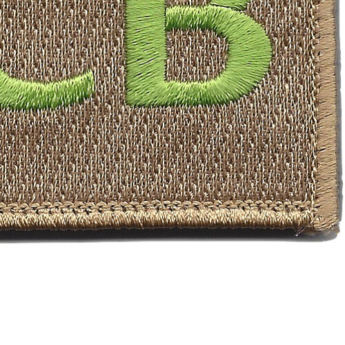 22nd Training Squadron ECB Green Patch Hook And Loop