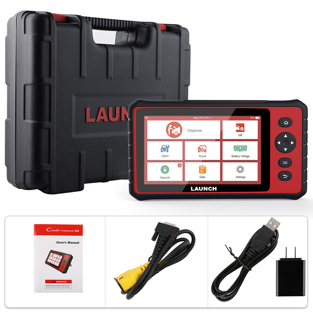 Launch CRP909 All System Car Diagnostic Scanner Tool SAS ABS Injector Key Coding