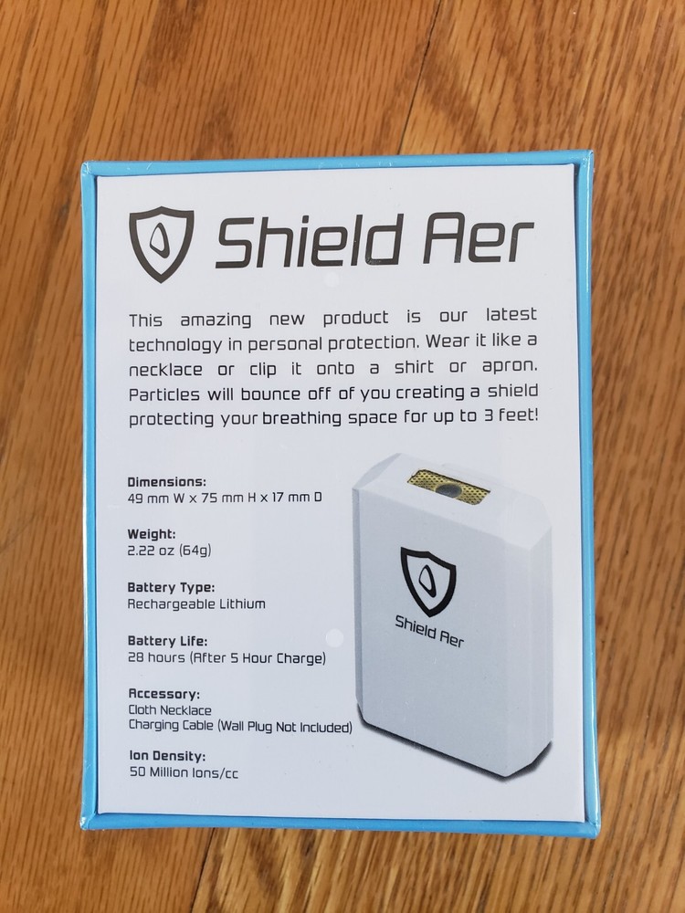 SHIELD AER---- Personal Air Purifier