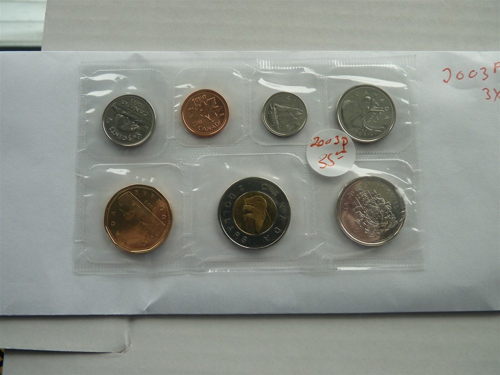 2003 P ORIGINAL CANADA SCEALE PL SET  ROYAL CANADA MINT