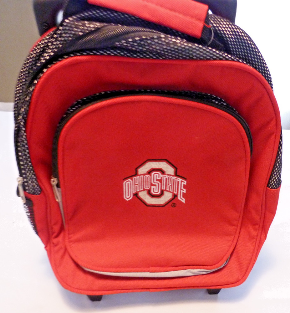Small Ohio State Collapsible Backpack With Wheels