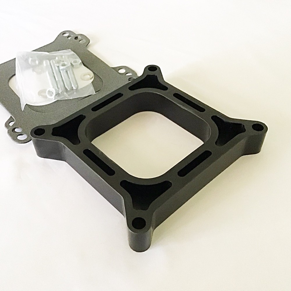 1" Phenolic Carb Spacer Kit - Square Bore - 4 Barrel