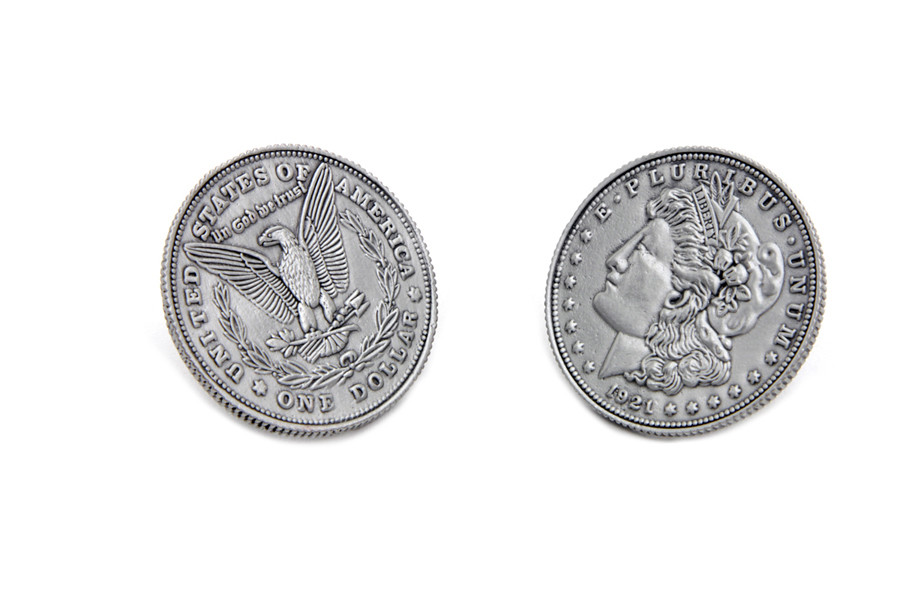 Silver Dollar Concho Set for All Models Custom Harley - Chopper