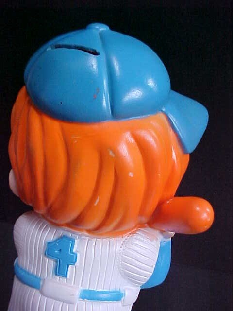 Baseball Player Coin Bank + Baseball Candy Container