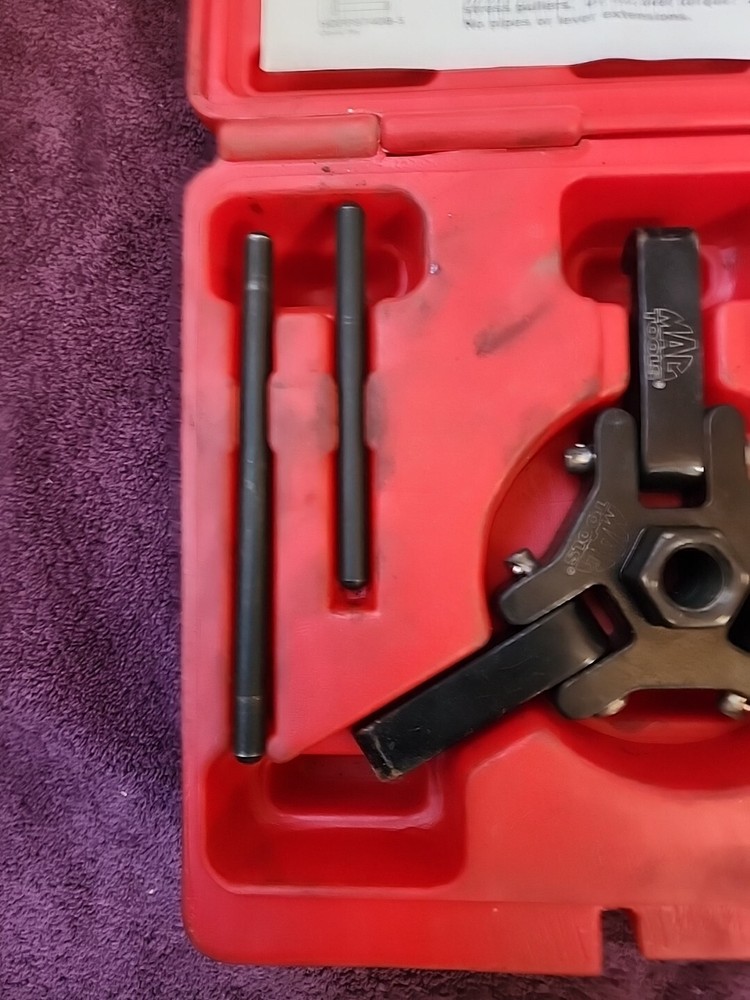 HARMONIC PULLEY PULLER WITH 2 PUSH RODS MAC TOOLS HDPP9740B