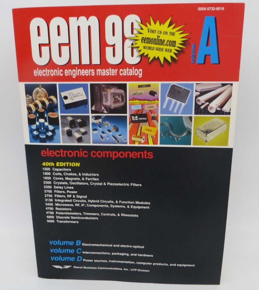 EEM 98 Electronic Engineers Master Catalog Volume A Electronic Components -