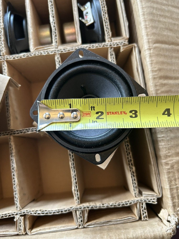 Pair Aurasound 3” Driver AS3-75-16FR 16ohm Line Array Horn Speaker DIY Econowave