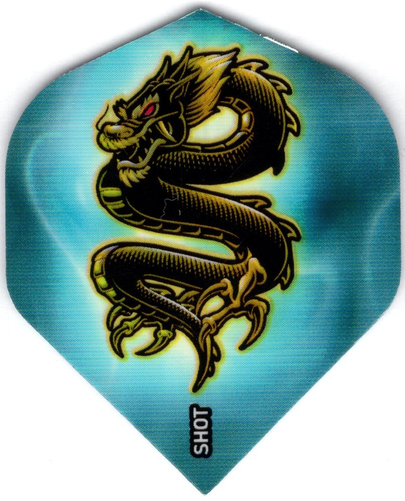 PREYING DRAGON Dart Flights: 3 per set