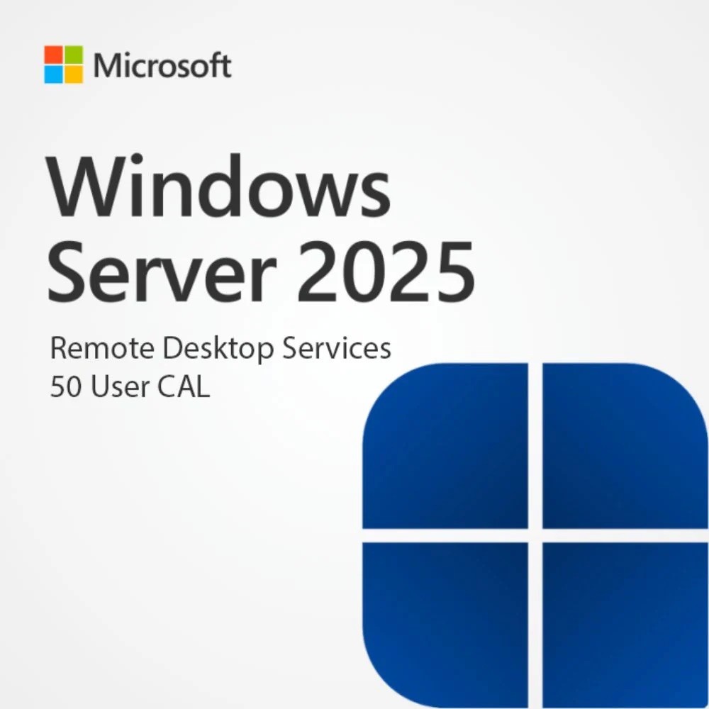 Windows Server 2025 RDS CAL 50 User COA Retail License