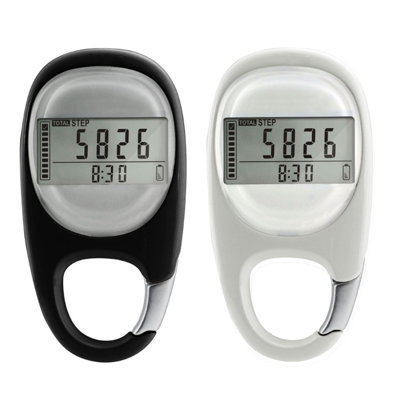 Walking 3D Pedometer Simple Step Counter for Step Fitness Camping Hiking