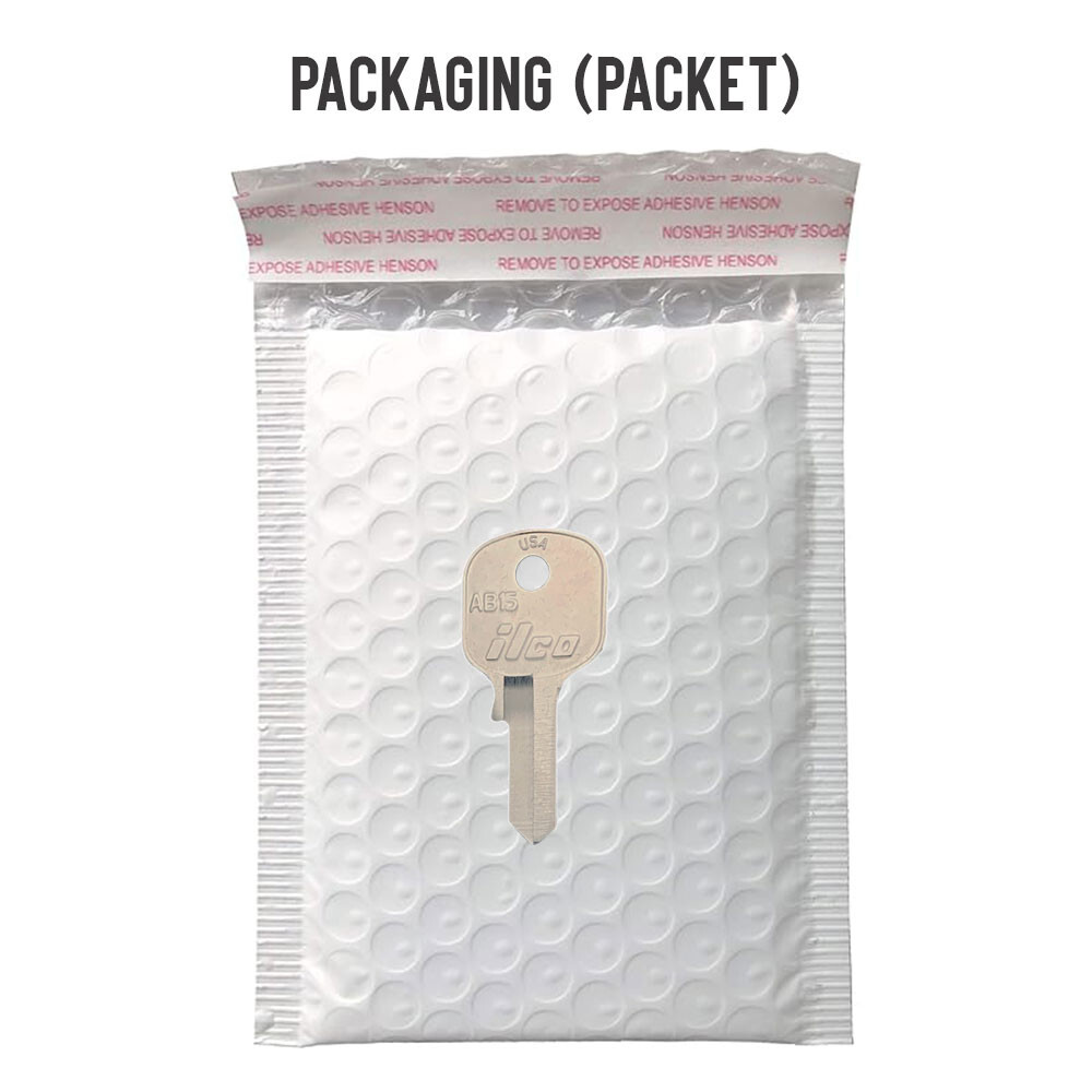 AB15 Key Blank Nickel