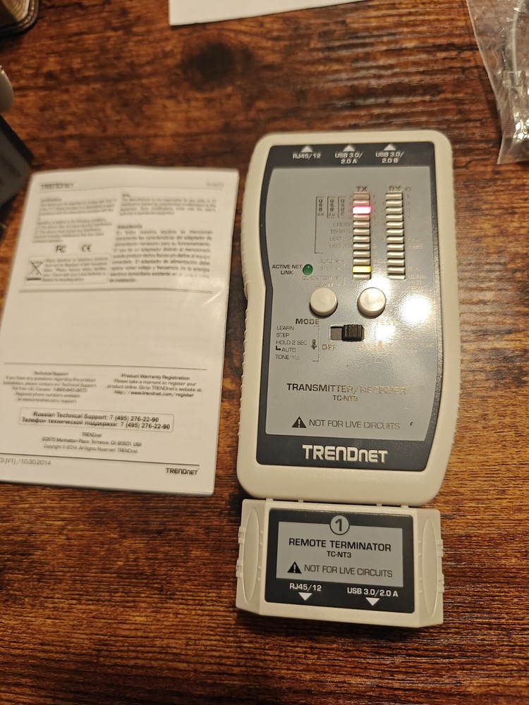 TRENDnet TC-NT3, VDV & USB Cable Tester