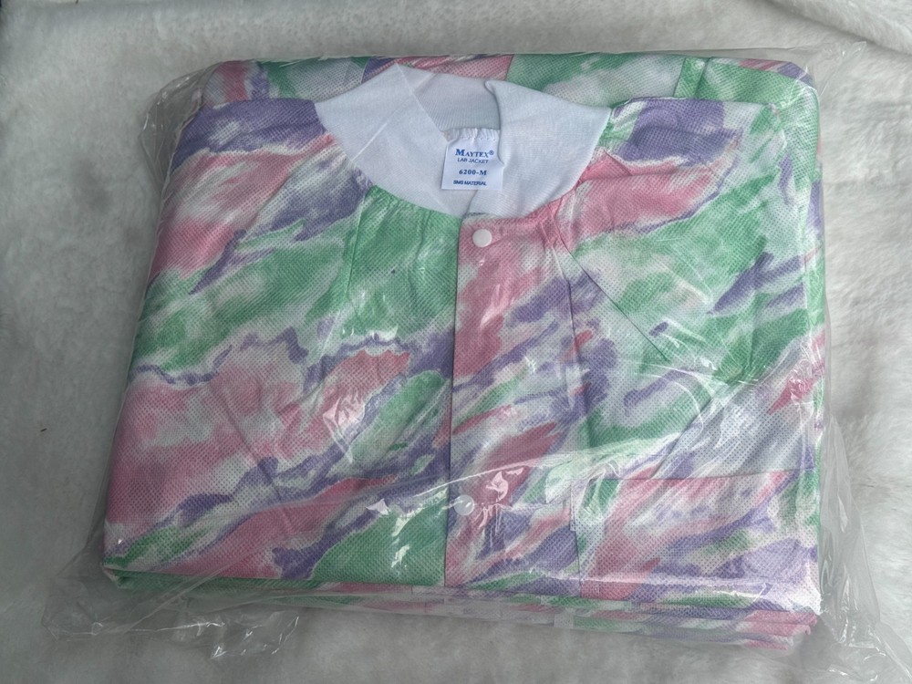MAYTEX - Disposable Lab Jacket - MULTICOLOR - MEDIUM - 30pcs/cs