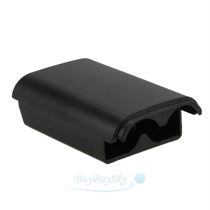 10 Black AA Battery Back Shell Case Cover Pack For Xbox 360 Wireless Controller