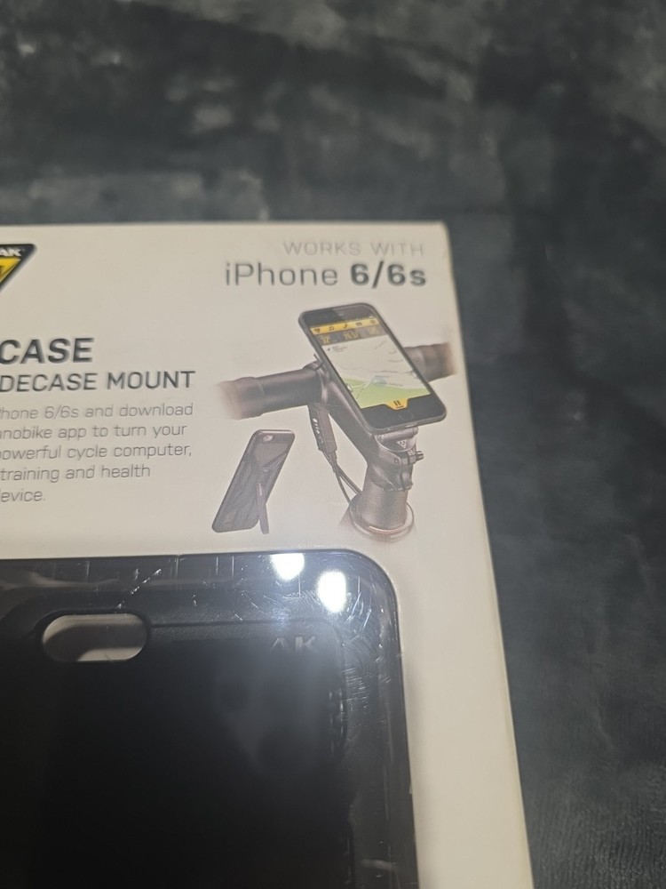 Topeak RideCase iPhone 6 with handlebar mount adjustable TT9845B Black