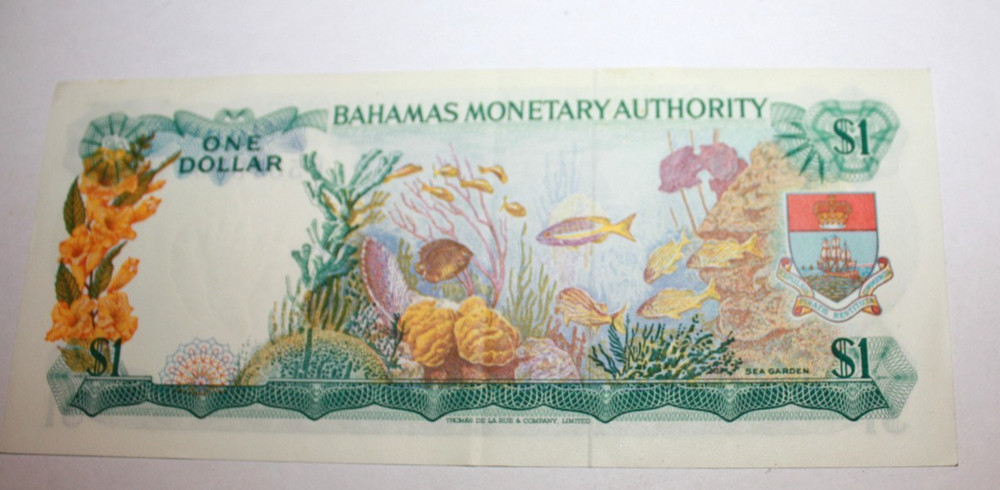 1968 $1 Bahamas Note