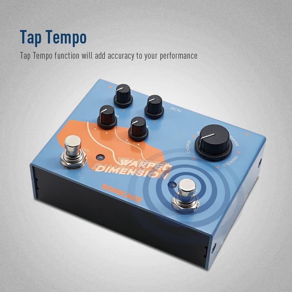 4-Mode Modulation Guitar Effects Pedal