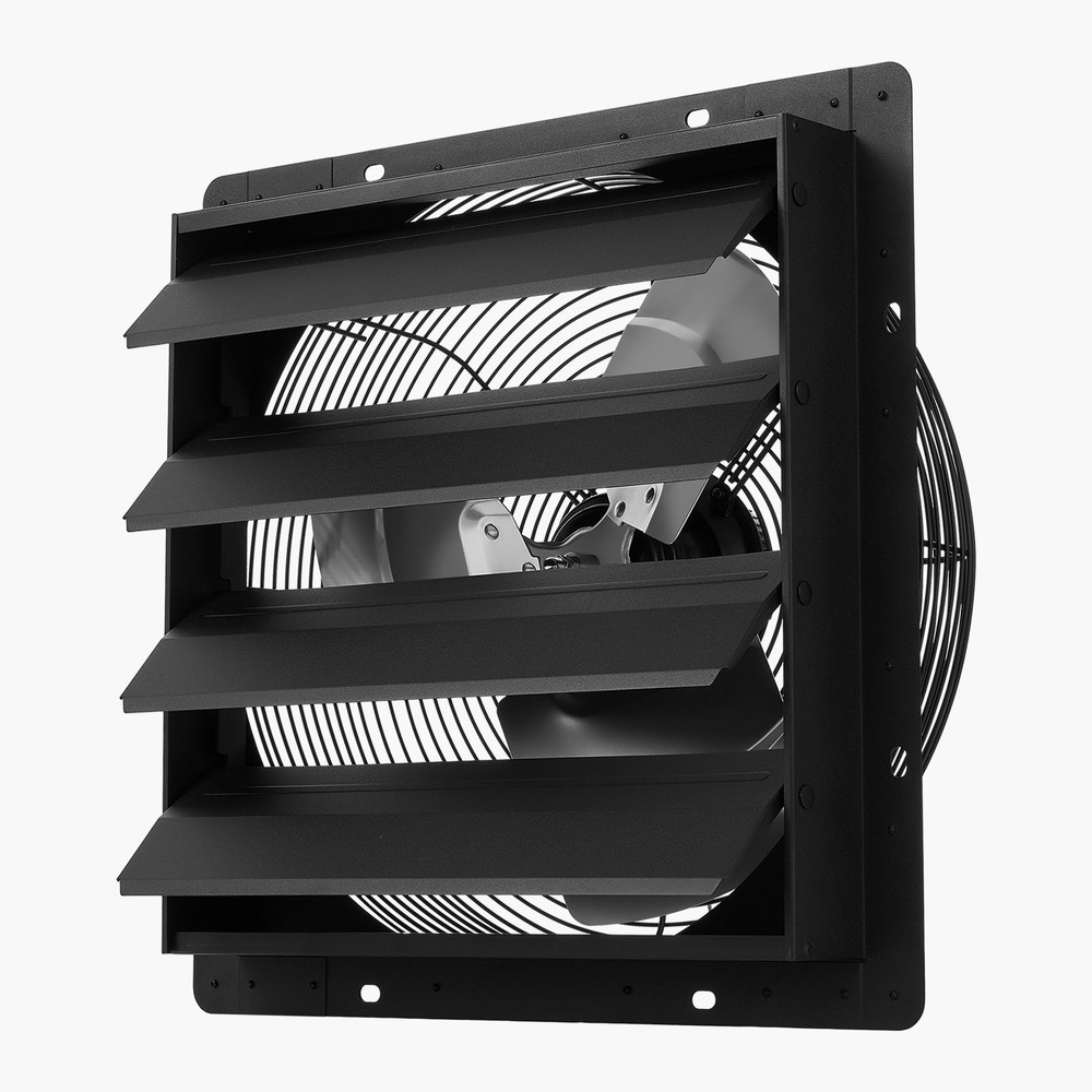 16 inch Shutter Exhaust Fan Wall Mounted Attic Vent Fan with Smart Program