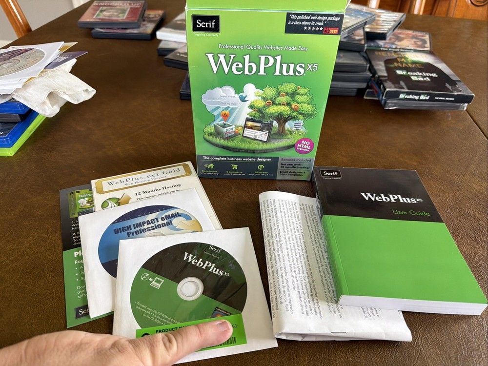 SERIF WEBPLUS X5 - Cd, Code, Booklet And More