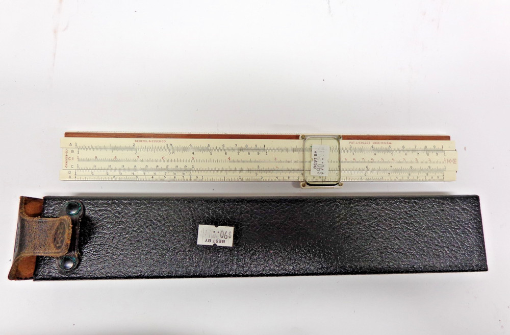 Vintage Lot of Drafting Slide Rules Plus