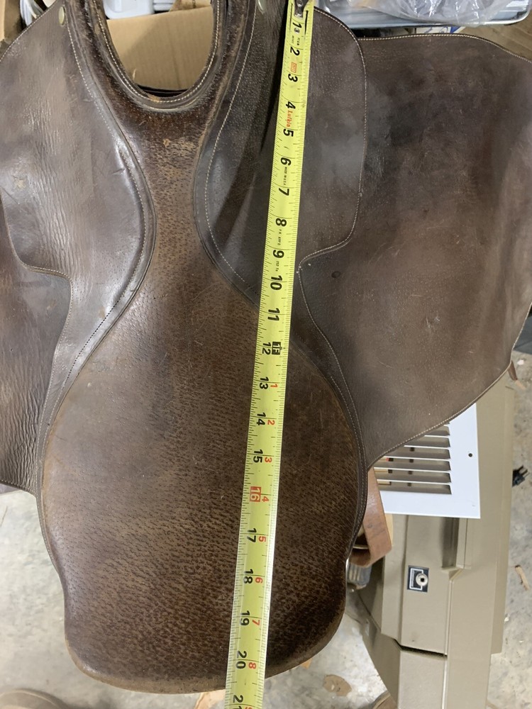 B T Crump english saddle