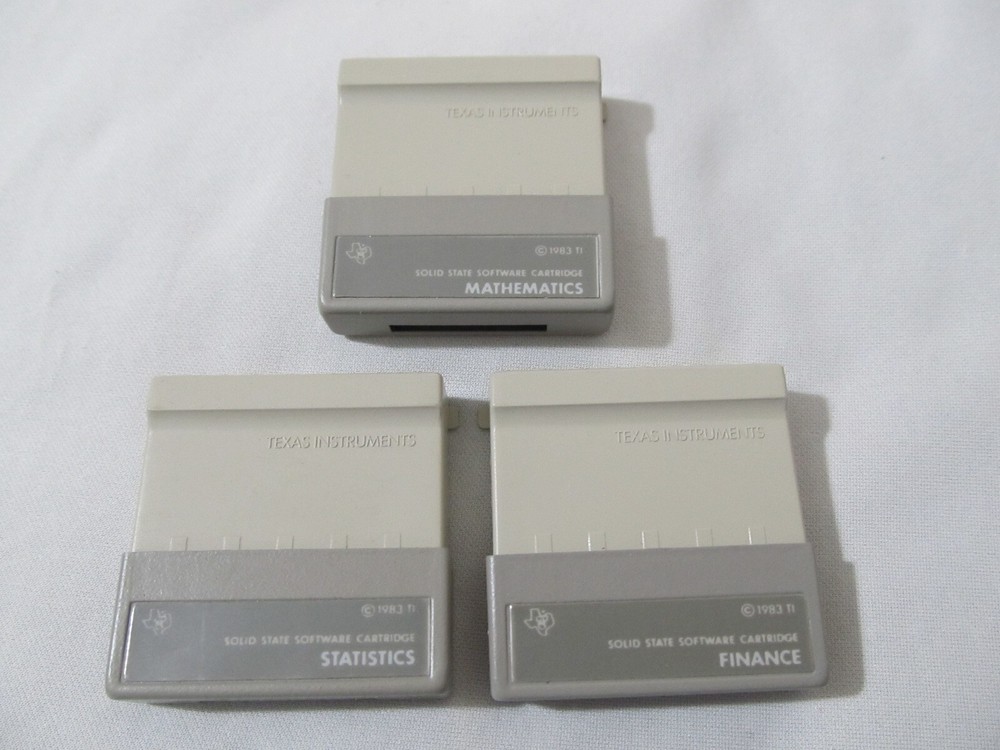 Texas Instruments CC-40 Solid State Cartridge Software - Math Statistics Finance