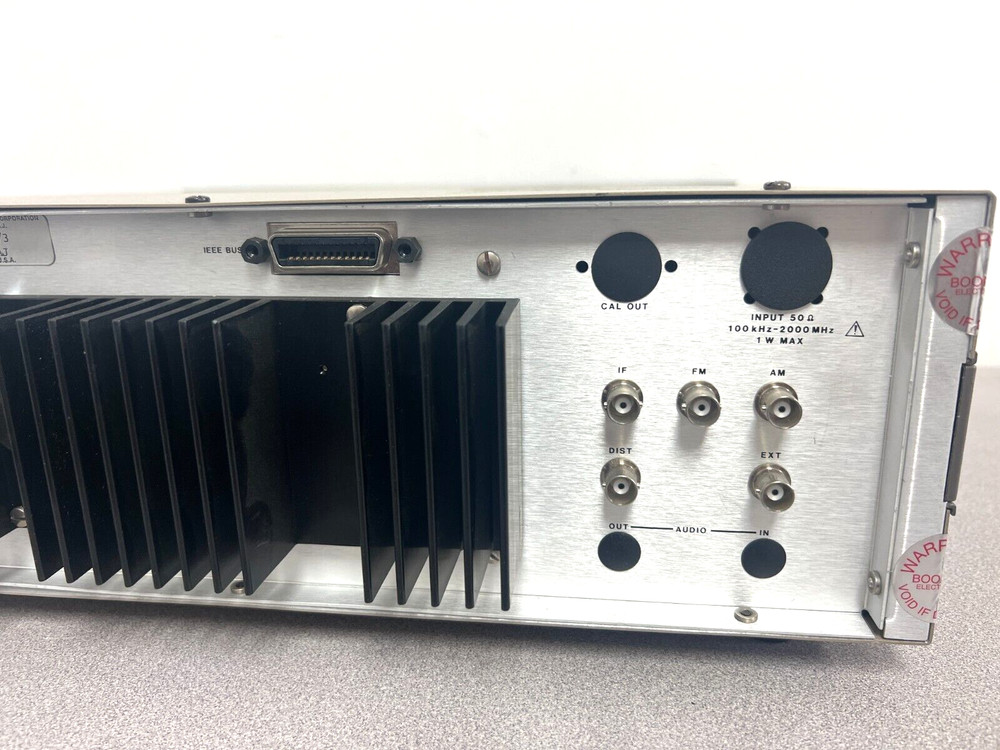 Boonton 8201 100 kHz to 2.5 GHz Frequency Range, Modulation Analyzer