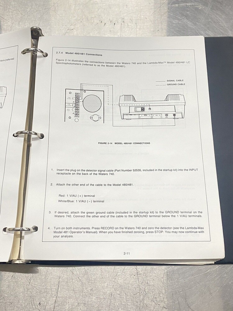 Waters 740 Data Module Chromatography - Users Guide / Instructions Manual
