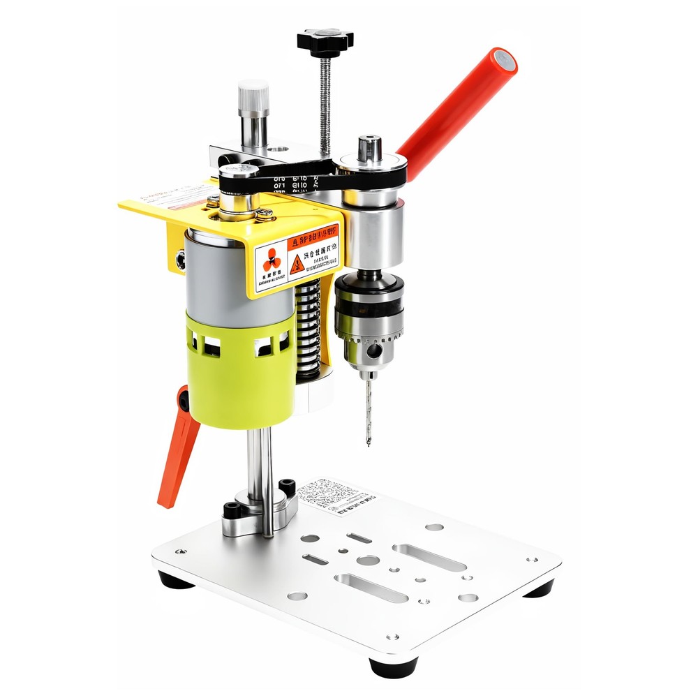 Electric Mini Benchtop Drill Press, 7 Speed Drilling Machine, Portable Tablet...