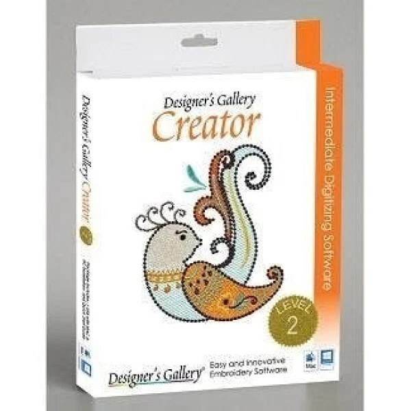Designers Gallery Creator LEVEL 2 INTERMEDIATE DIGITIZING SOFTWARE EMBROIDERY