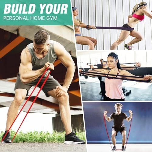 Resistance Band, Pull Up Bands, Pull Up Assistance Bands, Workout 0.3-1.3in
