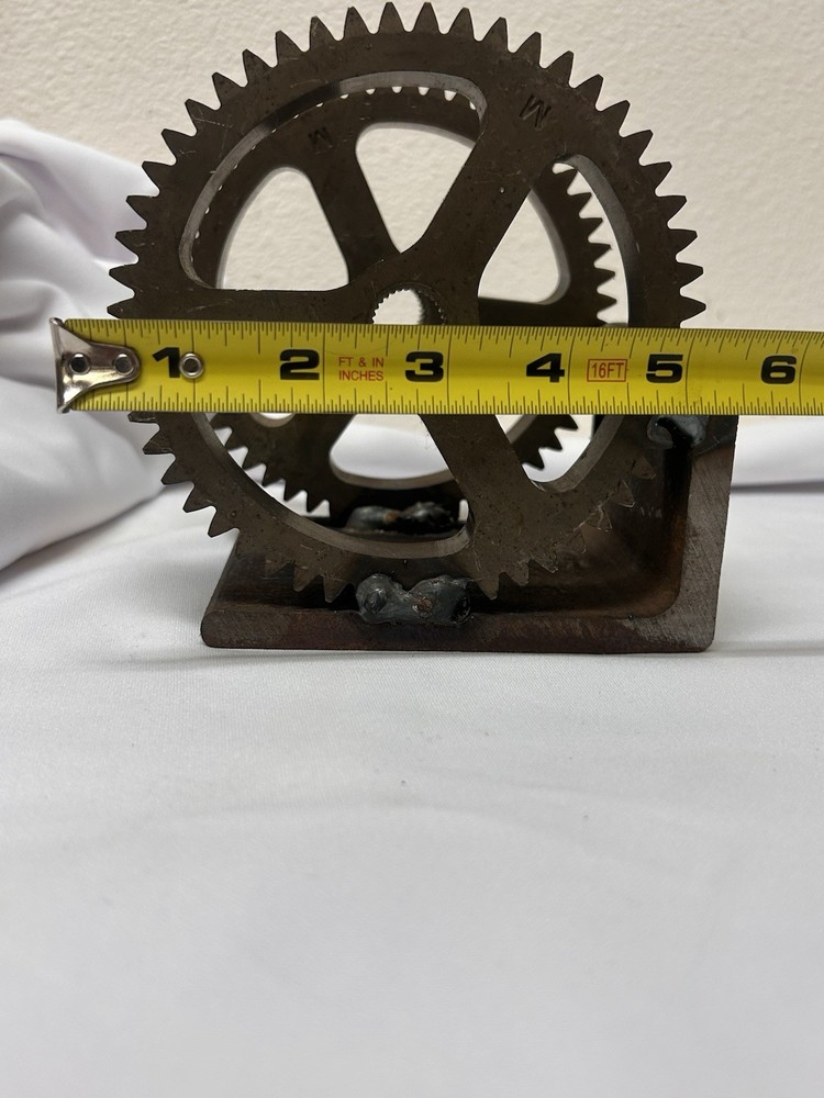 Decorative Gear Bookends