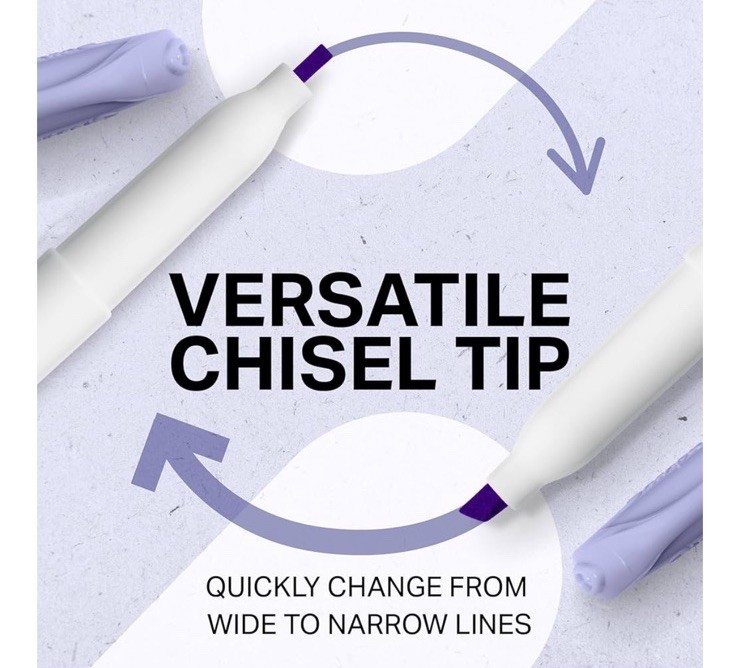 2x Sharpie S•note Markers Chisel Tip Creative Precise Broad Versatile No Bleed